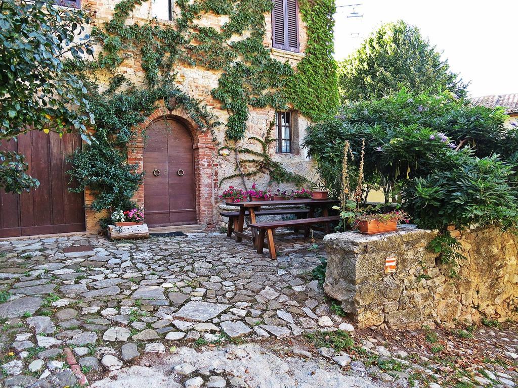 Casa Del Capitano Rocca D'Orcia Apartman Castiglione dʼOrcia Szoba fotó